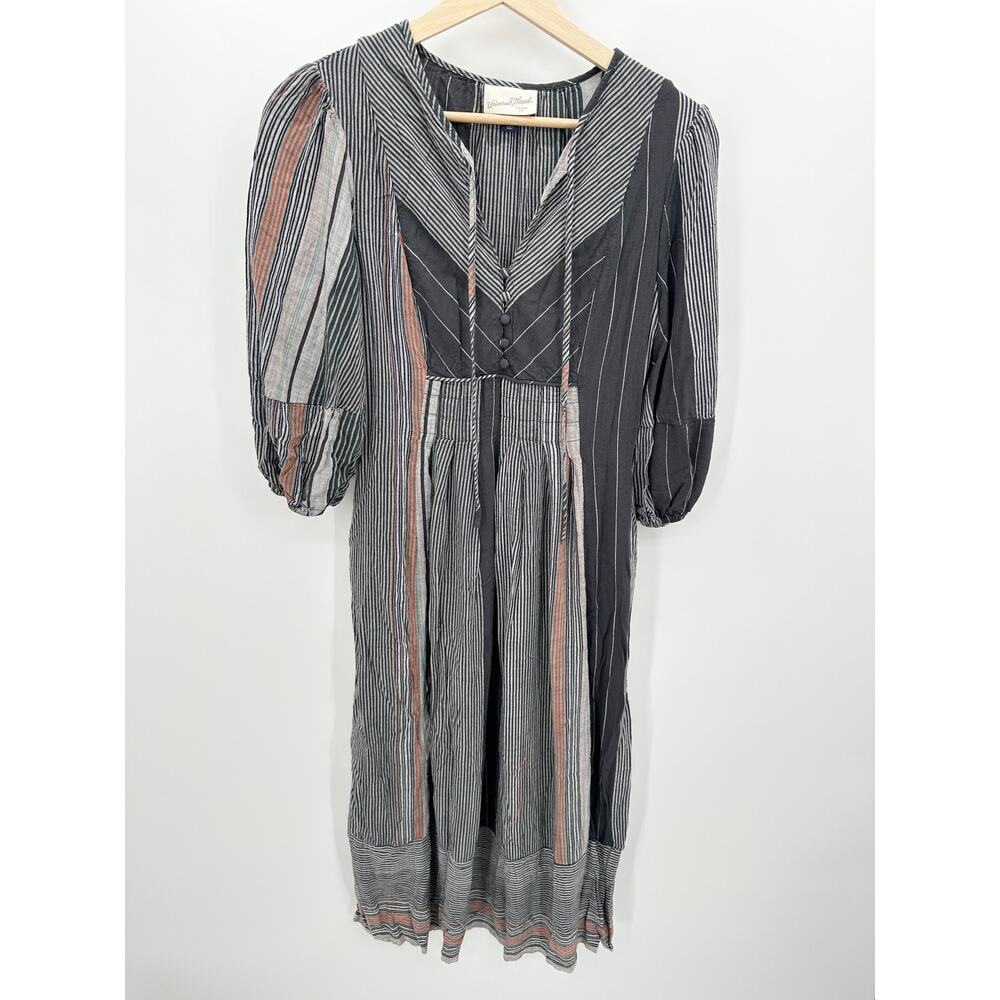 Universal Thread Womens Dress Cottagecore Boho Whimsigoth Maxi Peasant‎ Size XS